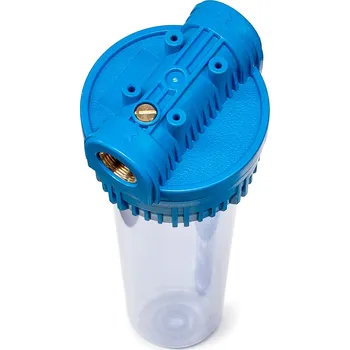 Filtrace vody AQUA Water Systems Průhledný korpus filtru Aqua pro vložky SL 10 x 2,5“, 1/2"