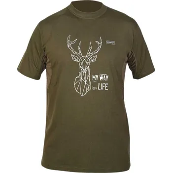 Pánské tričko Tričko BRANDED T-SHIRT DEER - jelen Velikost.: 3XL