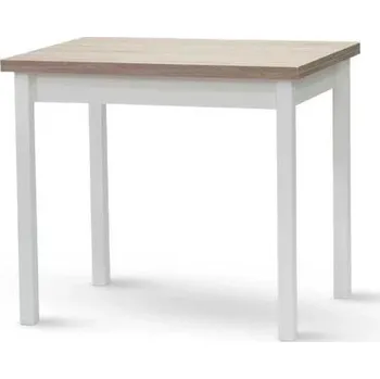 Jídelní stůl Rozkládací jídelní stůl Twin extend 90x68 Borneo - bílá Doprava ZDARMA.
