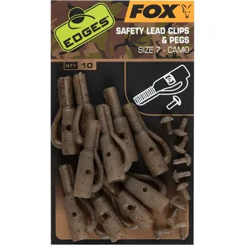 FOX EDGES Camo Size 7 Lead Clip + Pegs VELIKOST: 10
