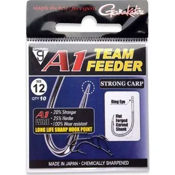 Rybářský háček GAMAKATSU A1 Team Feeder Strong Carp VELIKOST: 6