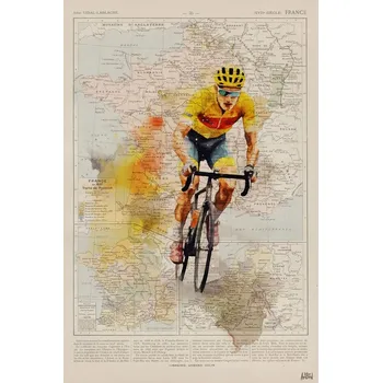 Plakát Plakát, Obraz - Bicycle Race France, Thomas Chedeville