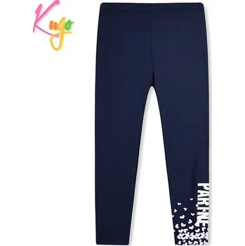 Dívčí kalhoty DÍVČÍ LEGÍNY tm.modrá Kugo SL0395