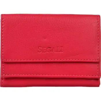 Malá kožená peněženka SEGALI SG-1756 růžová hot pink