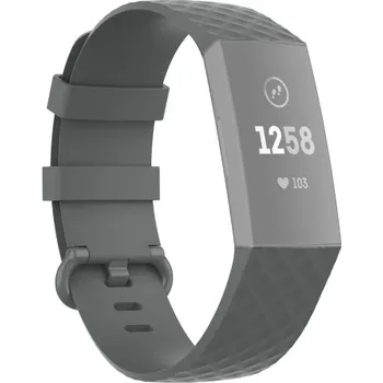VSECHNONAMOBIL 38511 CUBE Řemínek Fitbit Charge 4 / Fitbit Charge 3 šedý