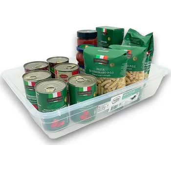 Úložný box Orion Plochý transparentní box bez víka, miska, XL - 46x33,5x9cm, BOWL