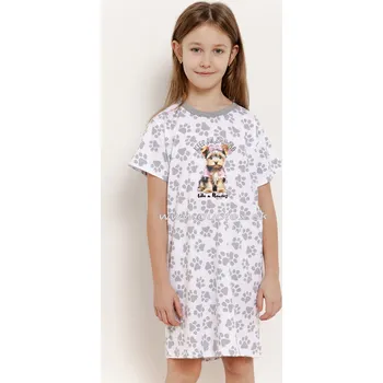 Dámská noční košile TARO Noční košile Pixie3390 Barva: ss51-biela, Velikost: 122