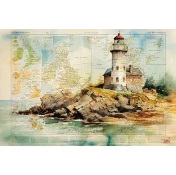 Plakát Plakát, Obraz - Lighthouse, Thomas Chedeville