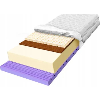 Matrace Matrace 110x170 pěnová latexová masážní kokosová Conti H3 30cm