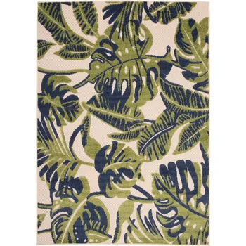 Koberec KOBEREC Patio 80x150 Terasa Provazový Listy v17