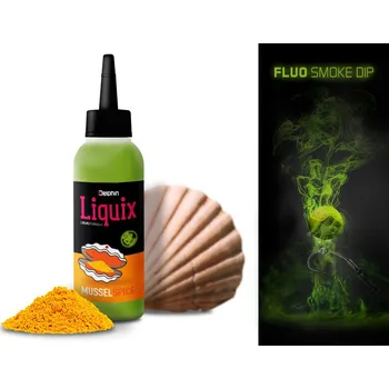 Návnadové aroma Delphin SNAX Liquix - Fluo dip - Mušle-Koření