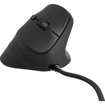 Myš Vertikální myš Natec CRAKE 2 PRO/Vertikální/Optická/Pro praváky/12 400 DPI/Drátové USB-A/Černá