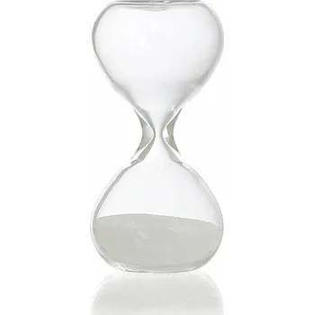 Hodiny Hightide přesýpací hodiny miniatura, bílý písek