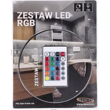 LED páska RGB LED sada 36W 150 LED diod 24-klávesové ovládání IP65 blister