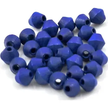 Korálek Korálky dřevěné TM modré 6/6 mm – 30 ks