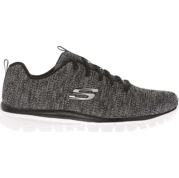 Dámská móda Tenisky Skechers Black-White 1090830 UK 3