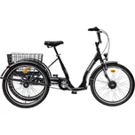 Liberty e-COMFY e-trojkolka 24" 3spd. 2026 antracitová 36V 10,4Ah, barevný displej