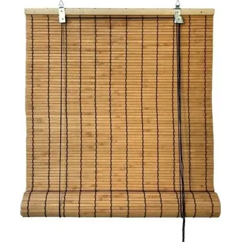 Stavební výplň Bambusová roleta Zeva třešeň, 90 x 220 cm, hnědá