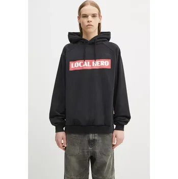 Dámská mikina Bavlněná mikina Martine Rose Raglan, XS, černá, 99X