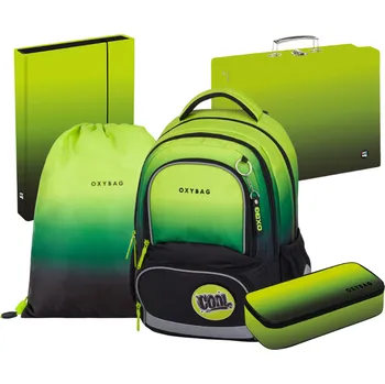 Set školních potřeb oxybag Školní batoh OXY NEXT Ombre 2025 ve velkém setu