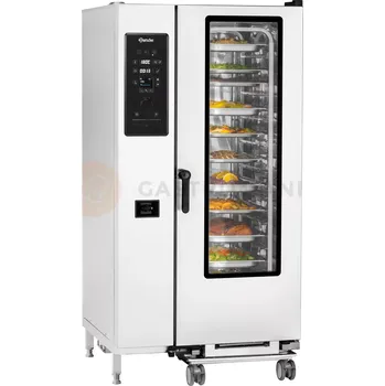 Konvektomat 20x GN1/1 s přepravním vozíkem, čisticí systém | BARTSCHER, Gigasteam 20110DRS