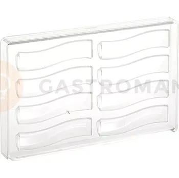 Čokoládová tyčinka Polykarbonátová forma na pralinky, 275x175 mm | MARTELLATO, Snack