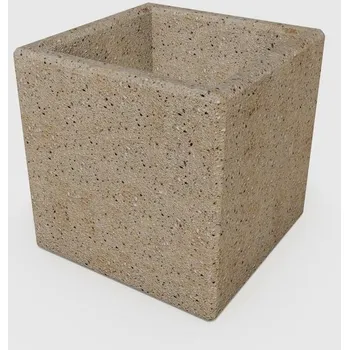 Květináč Betonový květináč Nela BDA 40/40/40 Nela bez tryskaná