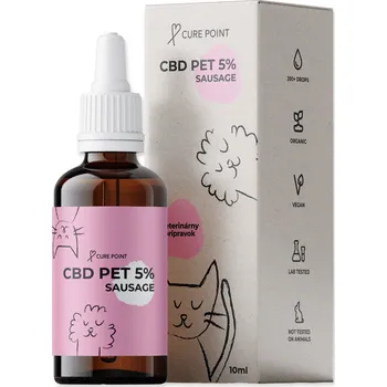 CBD Olej CBD PET 5% klobása 10ml