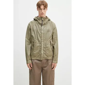 Bunda C.P. Company pánská, zelená barva, přechodná, oversize, 18CMOW202A006284G, L, 91X