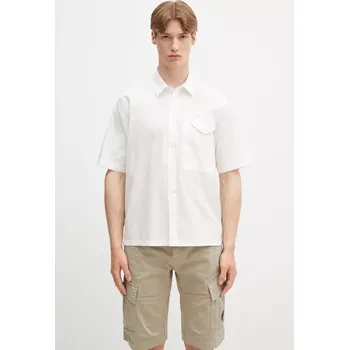 Dámská košile Bavlněná košile C.P. Company bílá barva, relaxed, s klasickým límcem, 18CMSH249A005328G, L, 00X