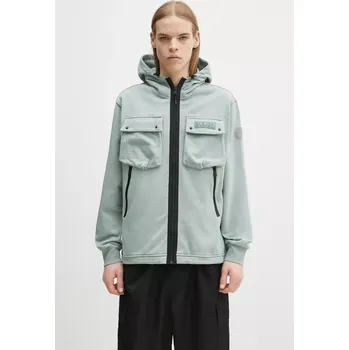 Pánská mikina Bavlněná mikina Napapijri B-Rivalto, XL, zelená, 97X