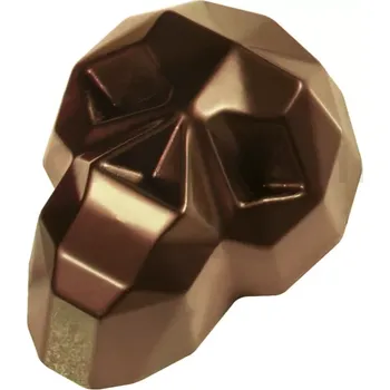 Čokoládová tyčinka Polykarbonátová forma na pralinky, 275x175 mm | MARTELLATO, Skull