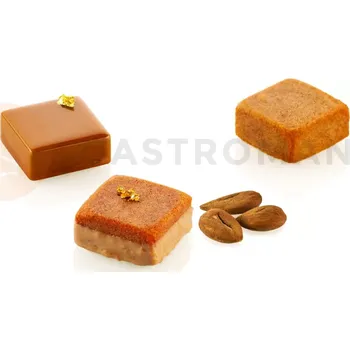 Kuchyňská sůl Silikonová forma na monoporce - Quadrato XS 20 | SILIKOMART, CurveFlex