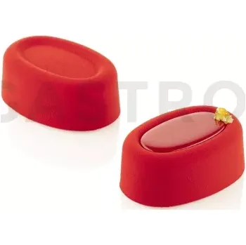 Kuchyňská sůl Silikonová forma na monoporce - SQ089 Oval savarin | SILIKOMART, 60x40