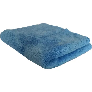Zerda Plush Buffing Towel 530GSM - extra jemné a husté mikrovlákno 40x40cm Modrá