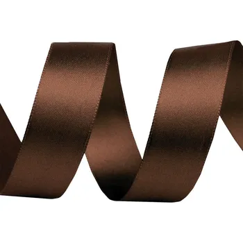 Stuha STUHA a. s. Dobruška Atlasová stuha 24 mm 108710 hnědá 5 m