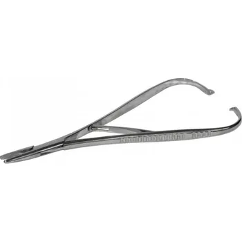 Jehelec Mathieu 17 cm s háčky na konci madla