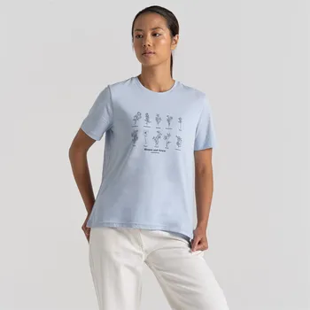 Dámské tričko Tričko Craghoppers AtmnMist Blm 1096459 8 (XS)