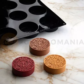 Kuchyňská sůl Silikonová forma na monoporce 400x300 mm, Azteca, 12x135 ml | PAVONI, PX43118