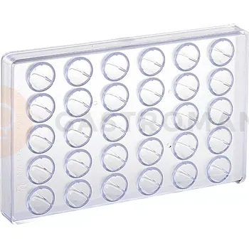 Čokoládová tyčinka Polykarbonátová forma na pralinky, 275x175 mm | MARTELLATO, 21MA1964