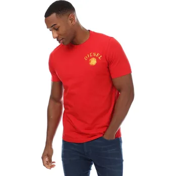 Pánská móda Tričko Diesel Red 1101984 S