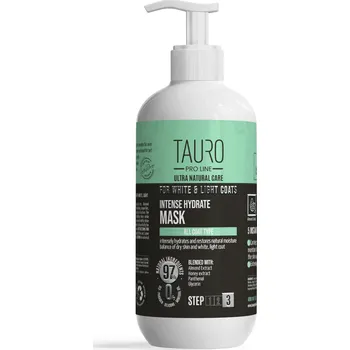 Kosmetika pro psa TAURO PRO LINE Intenzivní hydratační maska TPL Ultra Natural Care pro bílou a světlou srst Objem: 400 ml