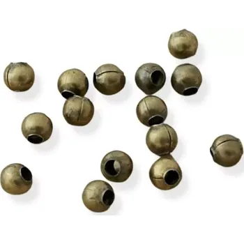 Materiál na výrobu šperku Kulička 3mm starozlatá - 50 ks