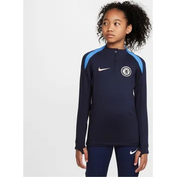 Chlapecká bunda Nike Chelsea Strike Drill Top 2024 2025 Juniors Black 11-12 let