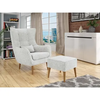 Nábytek Křeslo Florence s podnožkou, Potah: Alfa 17 MIRJAN 5903211133411