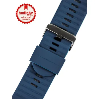 Řemínek na hodinky Silikonový řemínek Ricardo 26mm (pro Garmin Fenix 8/7X/6X (51mm), Tactix aj.), modrý V4, QuickFit