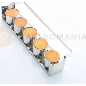 Kuchyňská sůl Sada 5 nerezových cukrářských forem ve tvaru válce | MARTELLATO, Mini Cylinder 5