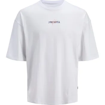 Oblečení a móda Tričko Jack and Jones White 1103191 XL