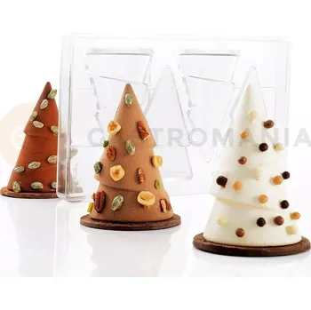 Čokoládová tyčinka Polykarbonátová forma na pralinky, 275x175 mm | MARTELLATO, Treesmas