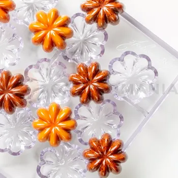 Čokoládová tyčinka Polykarbonátová forma na pralinky, 275x175 mm | MARTELLATO, Etoile